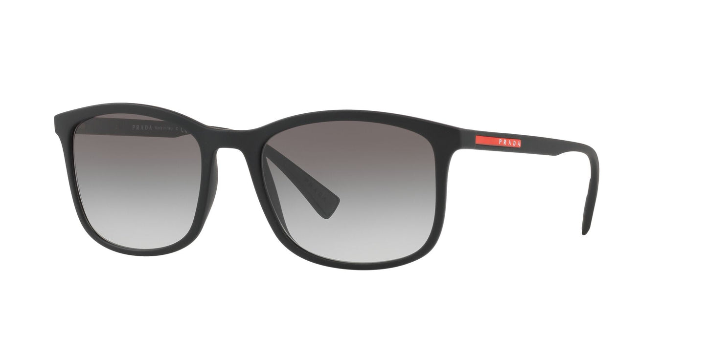 Prada 01TS Black Rubber Grey Gradient (01TS DG00A7)