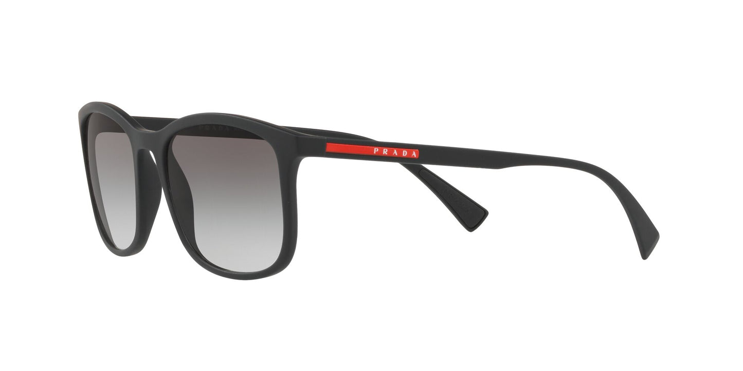 Prada 01TS Black Rubber Grey Gradient (01TS DG00A7)