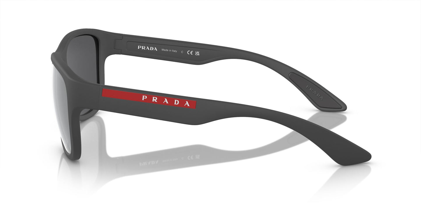 Prada 01US Grey Rubber Grey Mirror Black (01US UFK5L0)