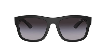 Prada 01ZS Matte Black Grey Gradient (01ZS 1BO09U)