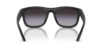 Prada 01ZS Matte Black Grey Gradient (01ZS 1BO09U)