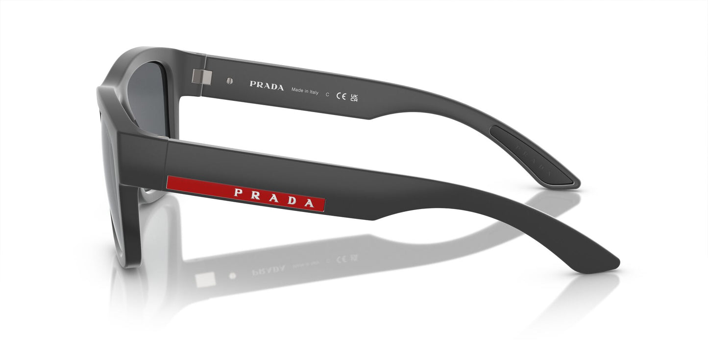 Prada 01ZS Grey Rubber Light Grey Mirror Black (01ZS UFK5L0)