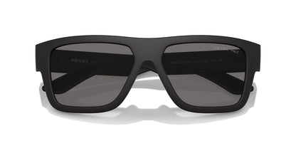 Prada 04ZS Polarised Black Rubber Dark Grey (04ZS DG002G)