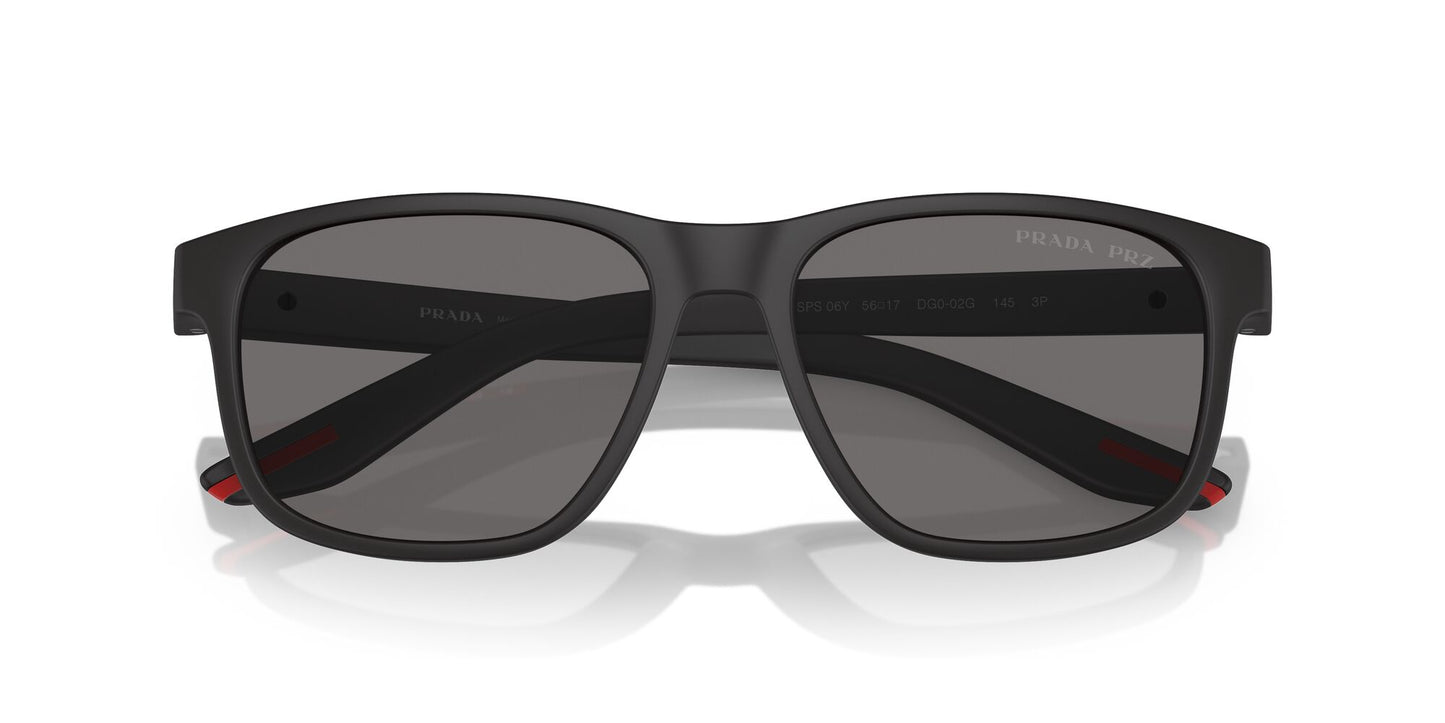 Prada 06YS Polarised Black Dark Grey (06YS DG002G)