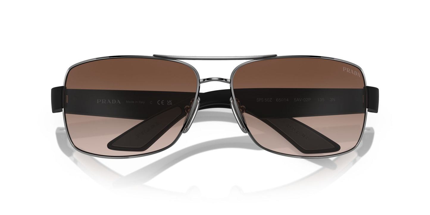 Prada 50ZS Gunmetal Brown Gradient (50ZS 5AV02P)