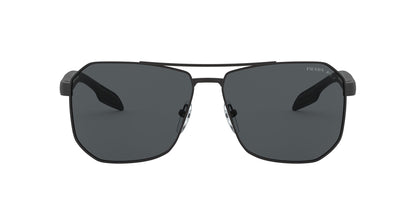 Prada 51VS Polarised Black Rubber Grey (51VS DG05Z1)