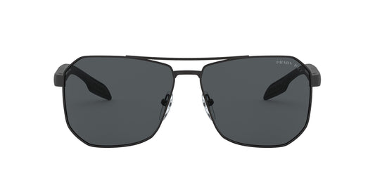 Prada 51VS Polarised Black Rubber Grey (51VS DG05Z1)