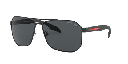 Prada 51VS Polarised Black Rubber Grey (51VS DG05Z1)