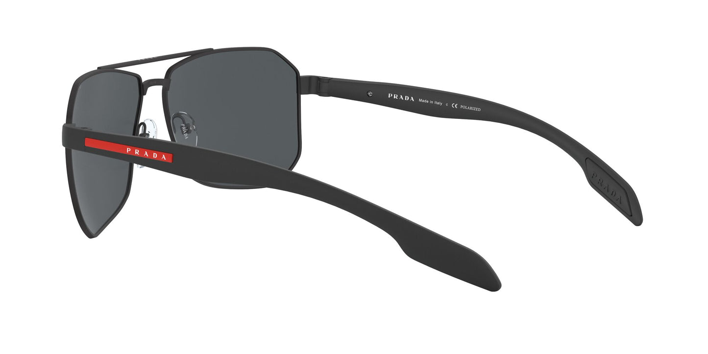 Prada 51VS Polarised Black Rubber Grey (51VS DG05Z1)