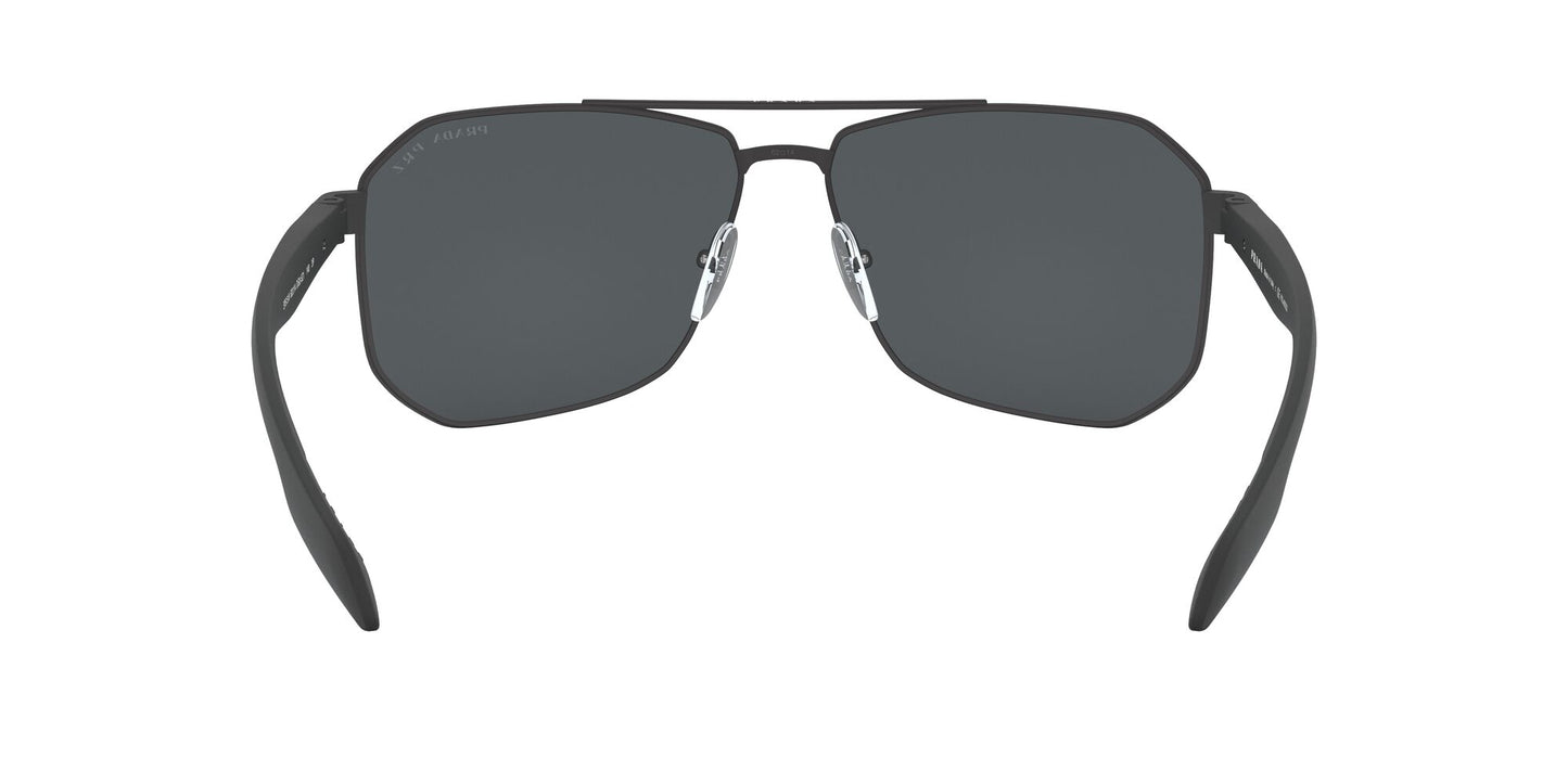 Prada 51VS Polarised Black Rubber Grey (51VS DG05Z1)