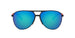 Prada 51XS Matte Black Light Green Blue Mirror (51XS 1BO08U)