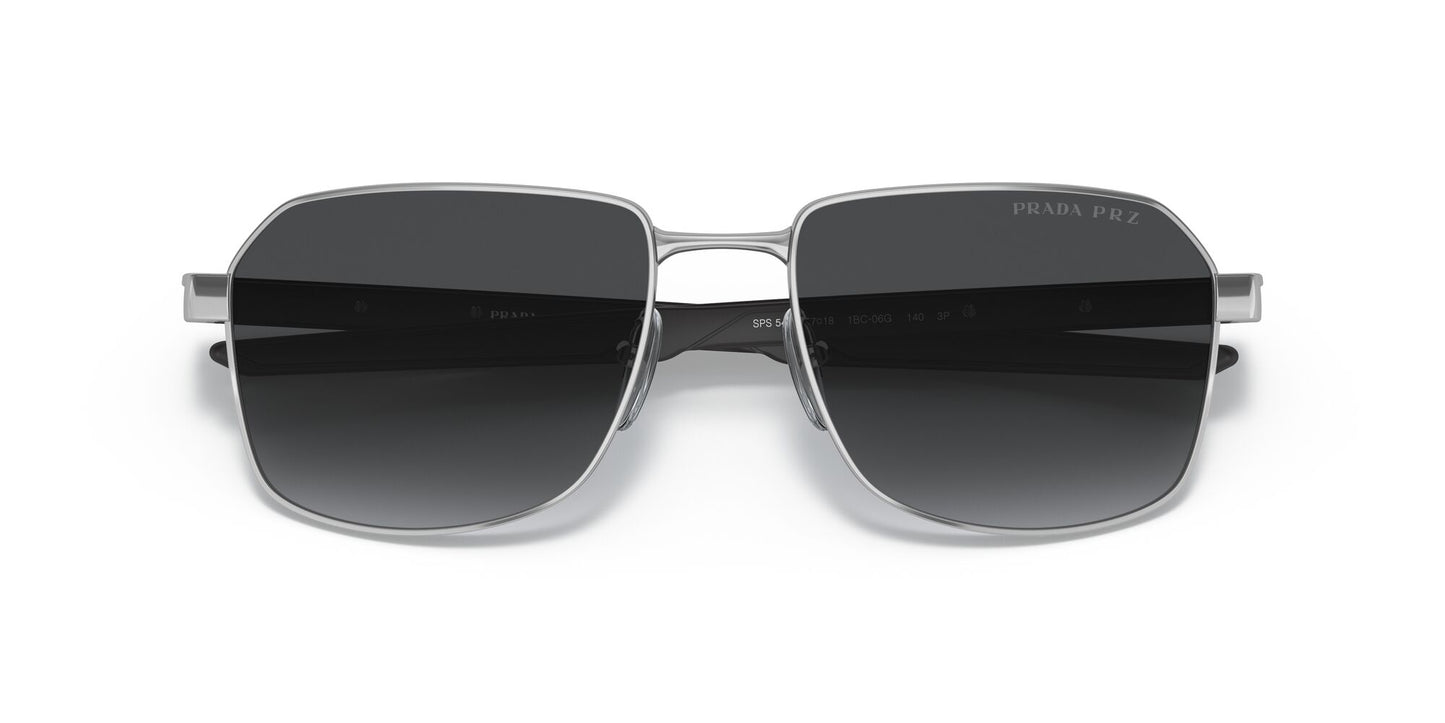 Prada 54WS Polarised Silver Grey Gradient (54WS 1BC06G)