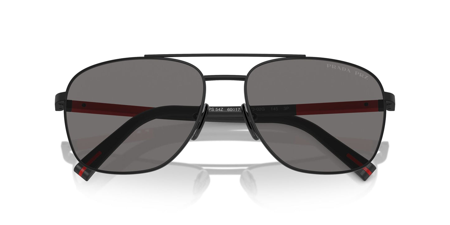 Prada 54ZS Polarised Matte Black Dark Grey (54ZS 1BO02G)