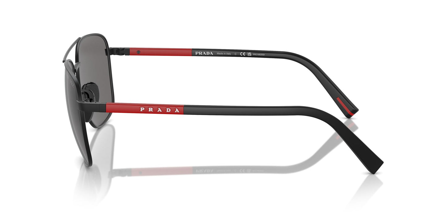 Prada 54ZS Polarised Matte Black Dark Grey (54ZS 1BO02G)