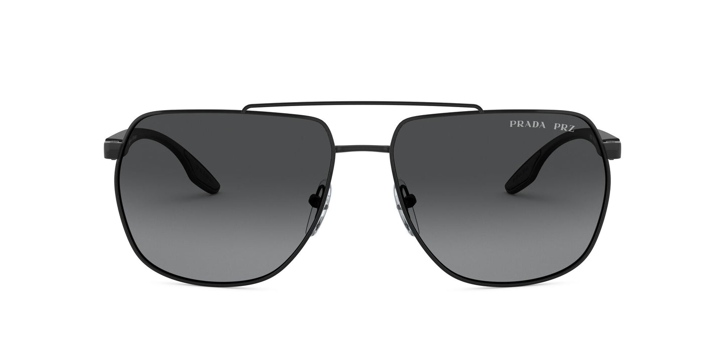 Prada 55VS 62 Polarised Matte Black Grey Gradient (55VS 1BO5W1)