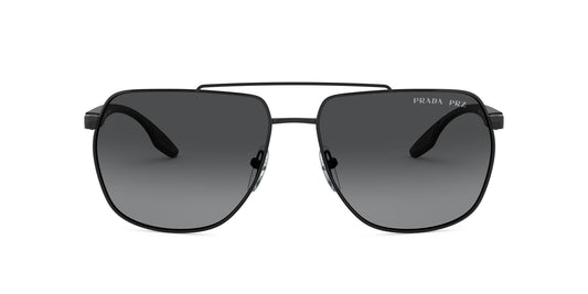 Prada 55VS 62 Polarised Matte Black Grey Gradient (55VS 1BO5W1)