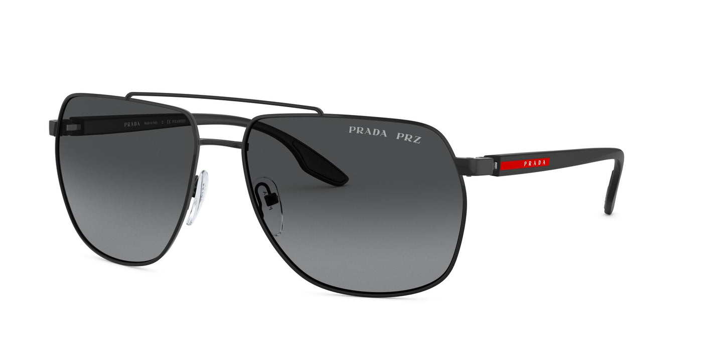 Prada 55VS 62 Polarised Matte Black Grey Gradient (55VS 1BO5W1)