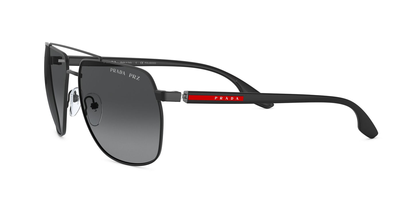 Prada 55VS 62 Polarised Matte Black Grey Gradient (55VS 1BO5W1)