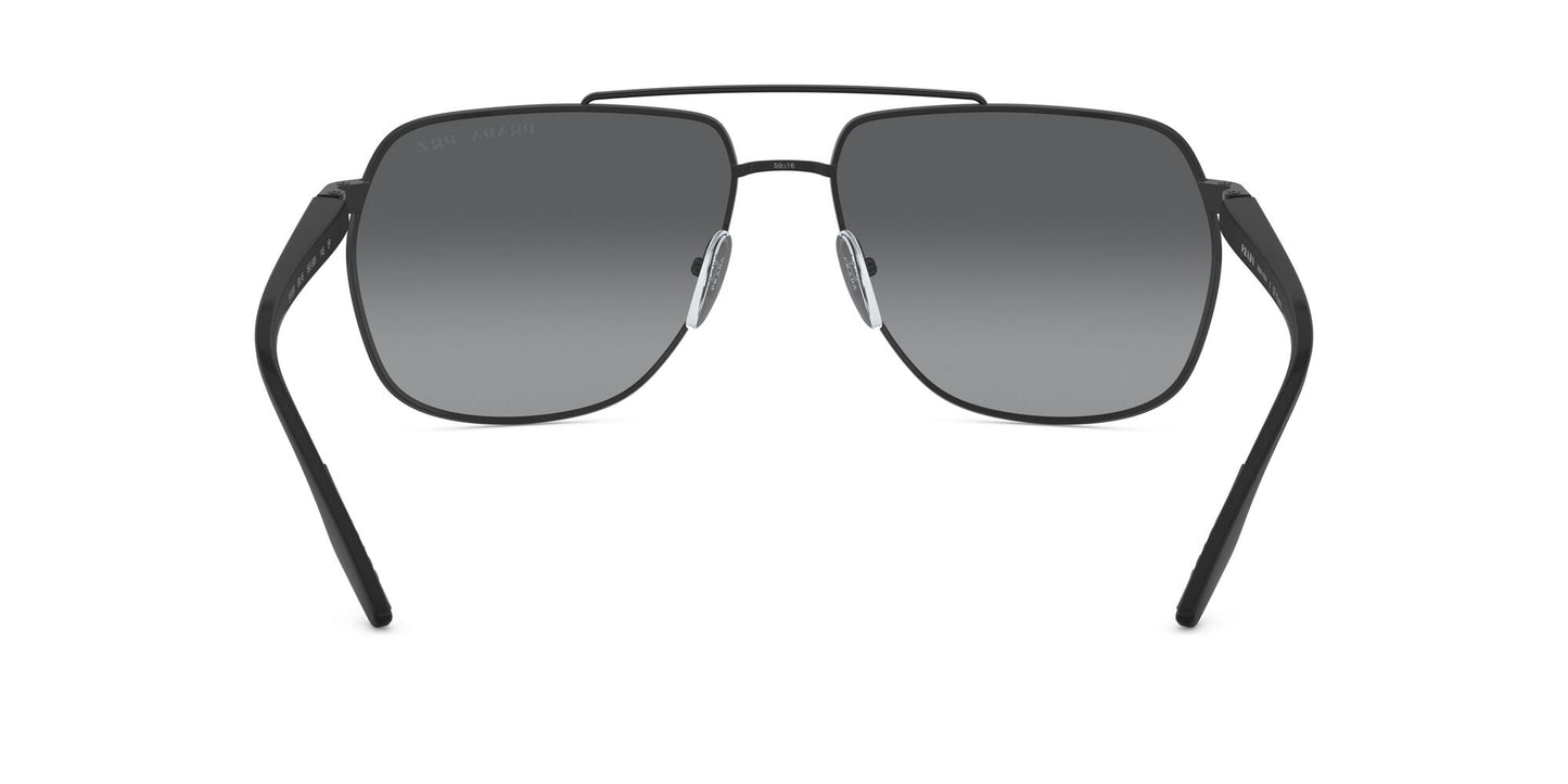 Prada 55VS 62 Polarised Matte Black Grey Gradient (55VS 1BO5W1)