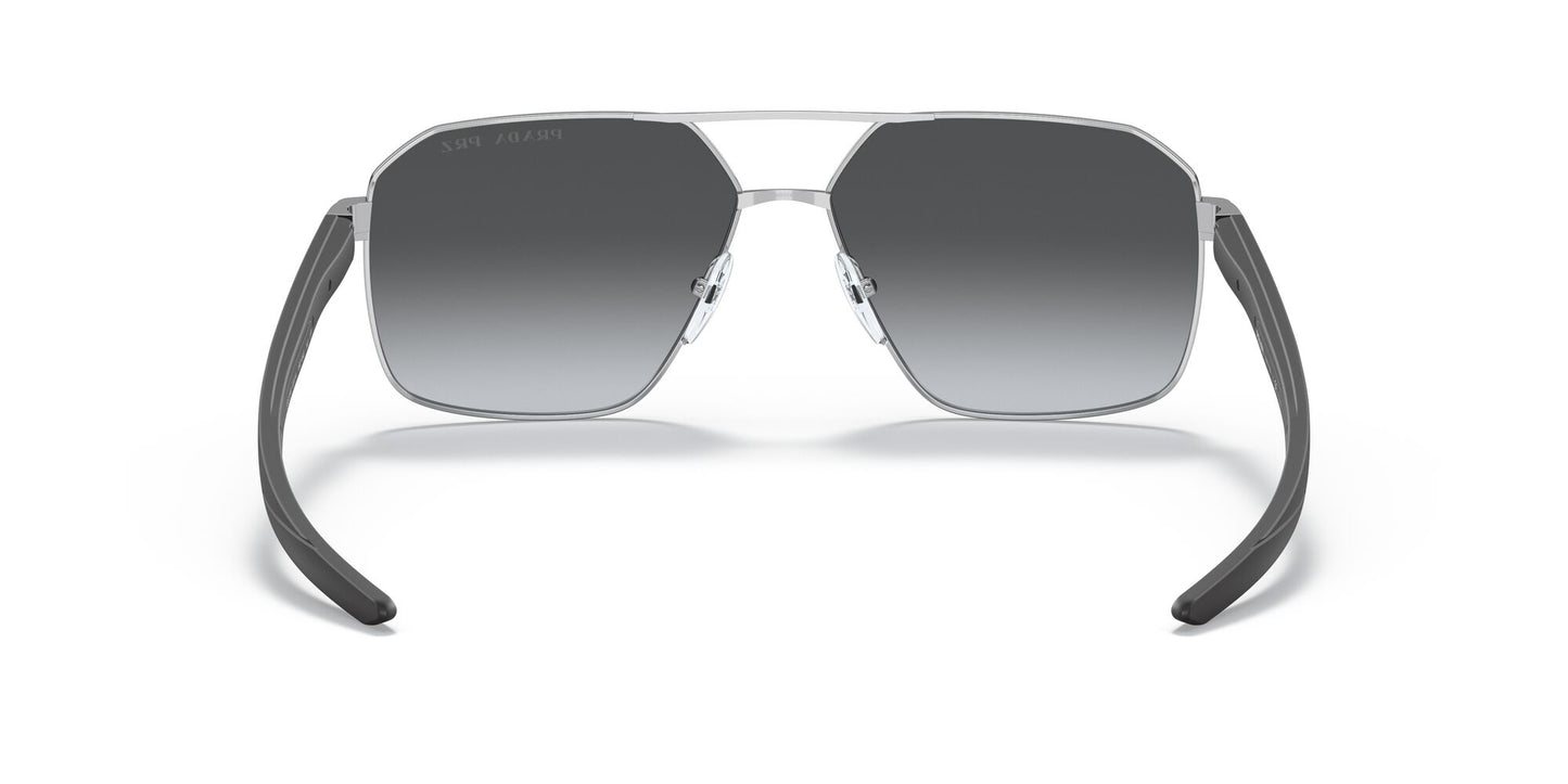 Prada 55WS Polarised Silver Grey Gradient (55WS 1BC06G)