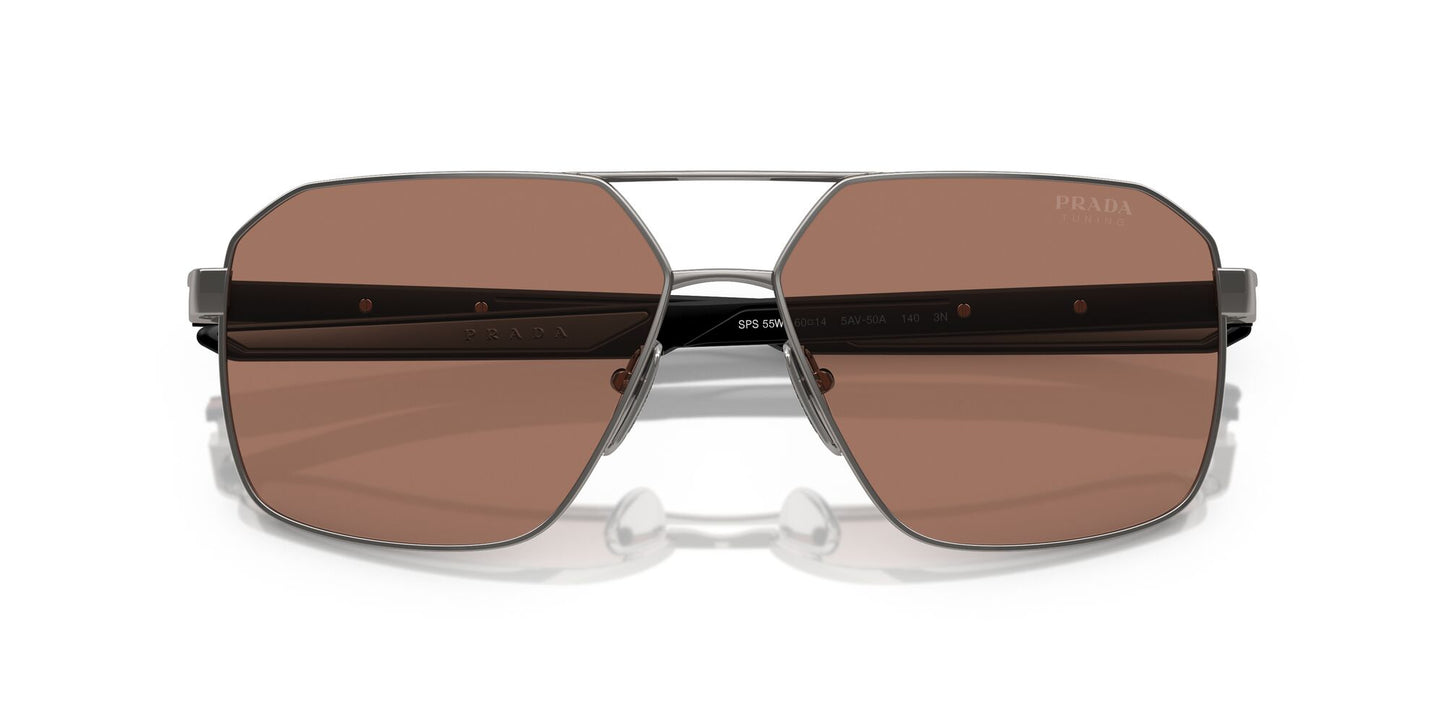 Prada 55WS Gunmetal Brown Tuning (55WS 5AV50A)