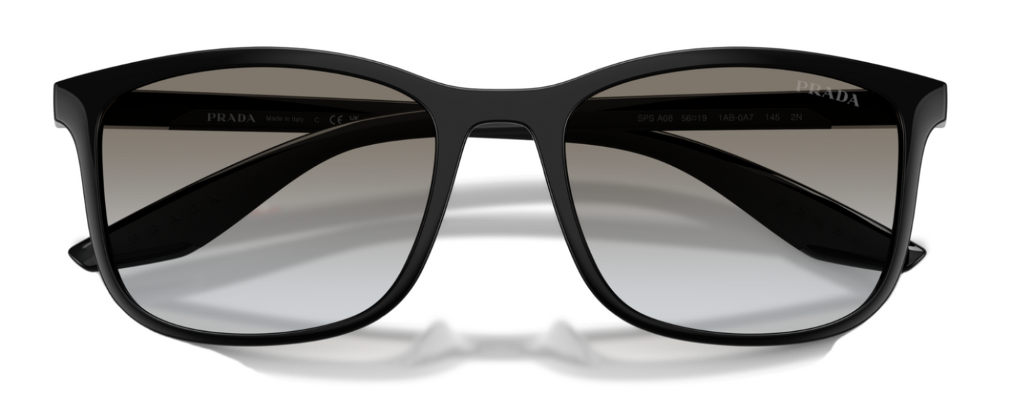 Prada A08S Black Grey Gradient (A08S 1AB0A7)