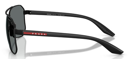 Prada A53S Polarised Rubber Black Dark Grey (A53S DG05Z1)