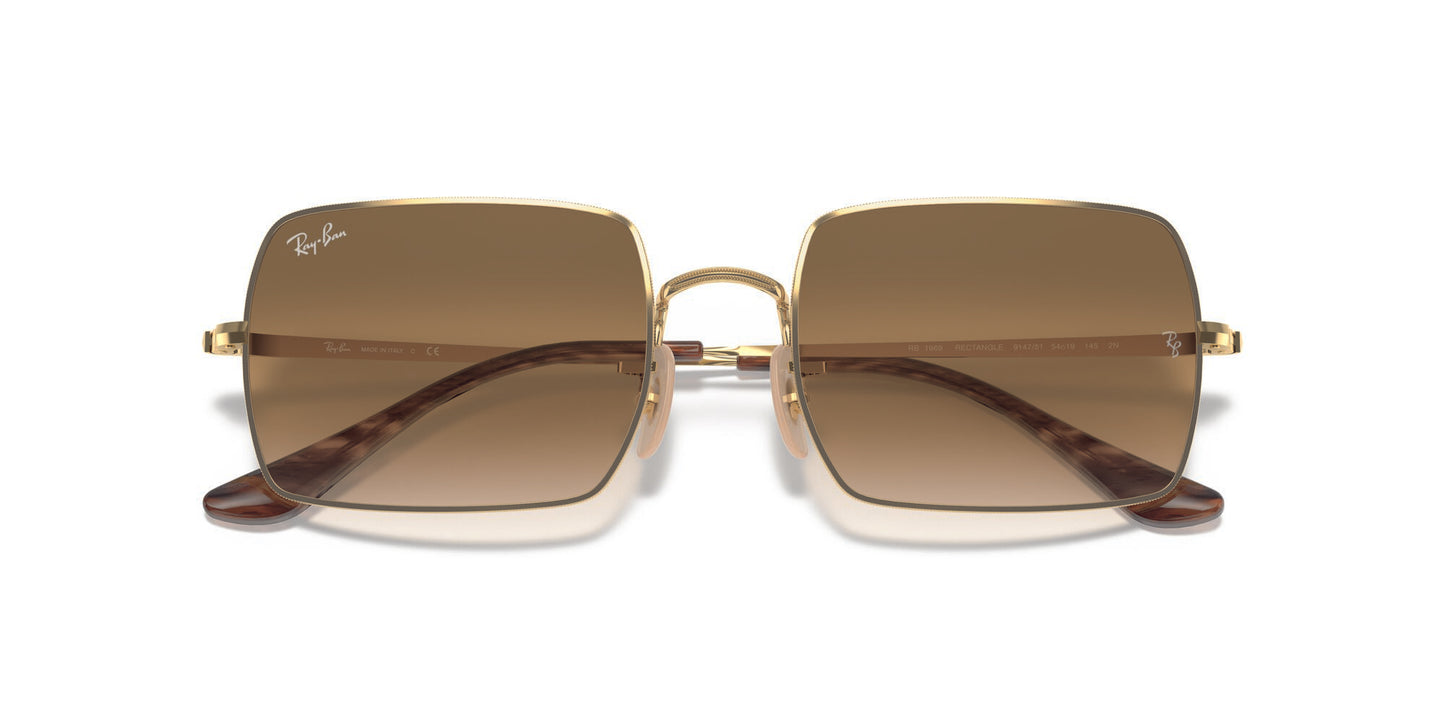 Ray-Ban Rectangle 1969 Gold Brown Gradient (1969 914751)