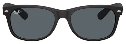 Ray-Ban 2132 New Wayfarer Matte Black Rubber Blue RB2132 622/R5 (55)