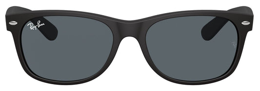 Ray-Ban 2132 New Wayfarer Matte Black Rubber Blue RB2132 622/R5 (58)