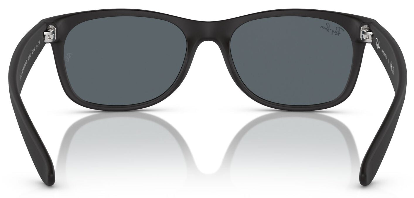 Ray-Ban 2132 New Wayfarer Matte Black Rubber Blue RB2132 622/R5 (55)
