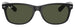 Ray-Ban 2132 New Wayfarer Matte Black Rubber G-15 Green RB2132 622 (58)