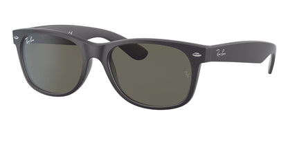 Ray-Ban New Wayfarer 2132 Black Rubber G15 Green (2132 622)