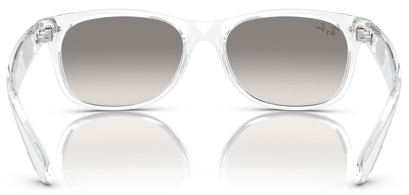 Ray-Ban 2132 New Wayfarer Transparent Clear Grey Gradient RB2132 677432 (55)
