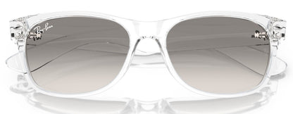 Ray-Ban 2132 New Wayfarer Transparent Clear Grey Gradient RB2132 677432 (55)
