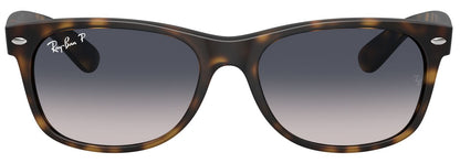 Ray-Ban 2132 New Wayfarer Polarised Matte Havana Blue Gradient RB2132 865/78 (55)