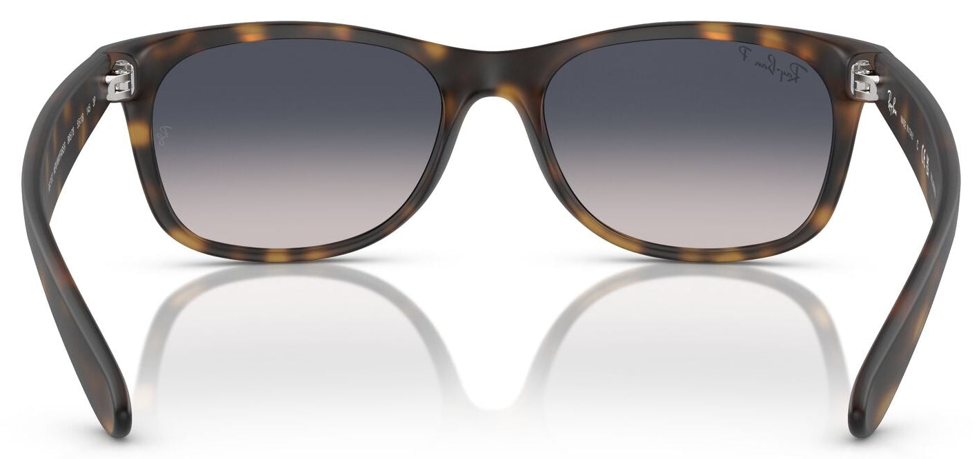 Ray-Ban 2132 New Wayfarer Polarised Matte Havana Blue Gradient RB2132 865/78 (55)
