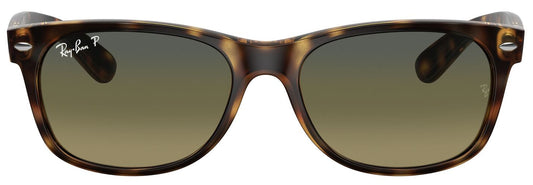 Ray-Ban 2132 New Wayfarer Polarised Matte Havana Blue/Green Gradient RB2132 894/76 (55)