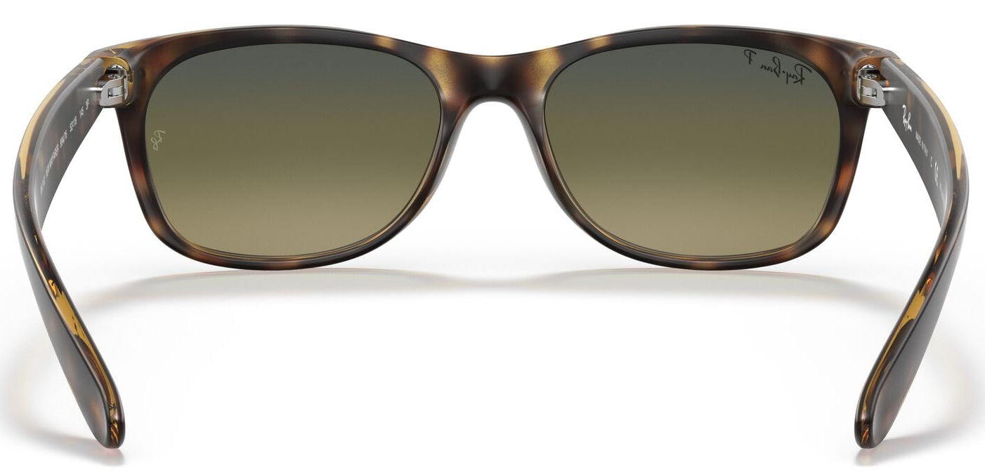 Ray-Ban 2132 New Wayfarer Polarised Matte Havana Blue/Green Gradient RB2132 894/76 (55)