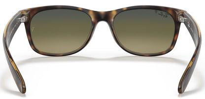 Ray-Ban 2132 New Wayfarer Polarised Matte Havana Blue/Green Gradient RB2132 894/76 (55)
