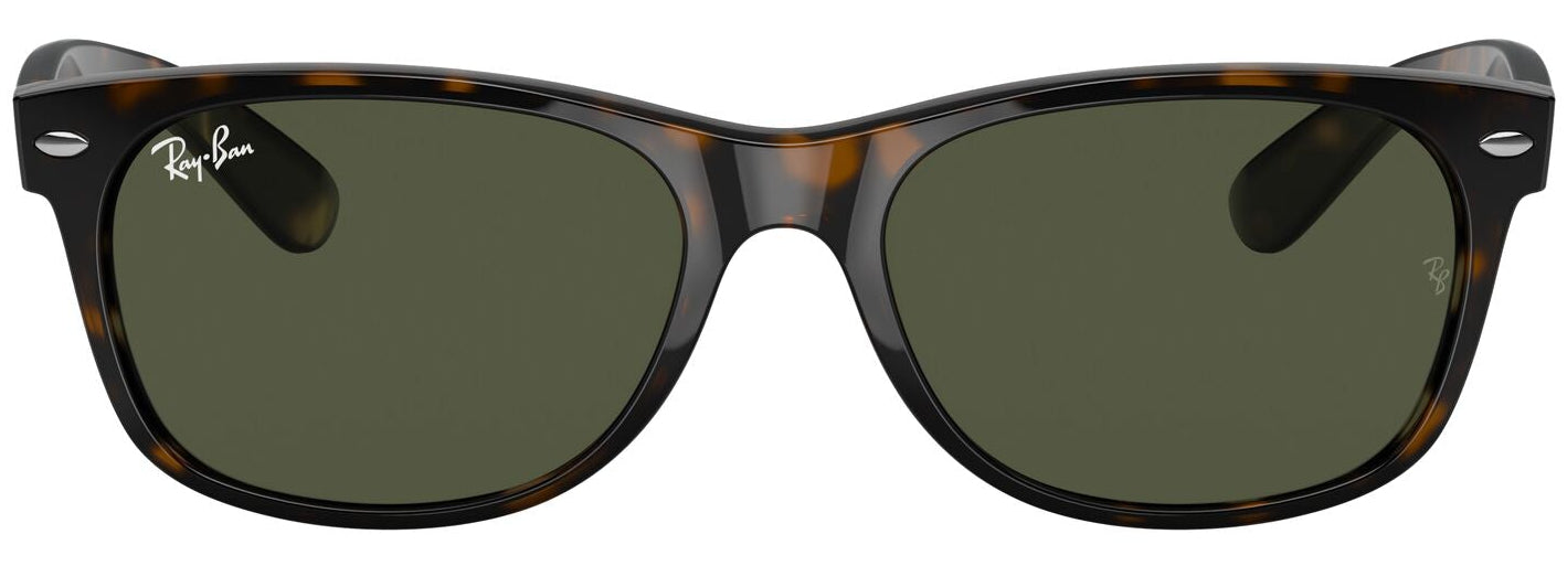 Ray-Ban 2132 New Wayfarer Tortoise G-15 Green RB2132 902L (55)