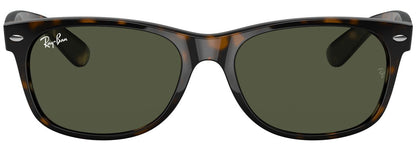 Ray-Ban 2132 New Wayfarer Tortoise G-15 Green RB2132 902L (55)