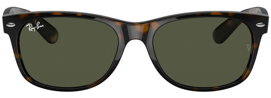 Ray-Ban 2132 New Wayfarer Tortoise G-15 Green RB2132 902L (55)