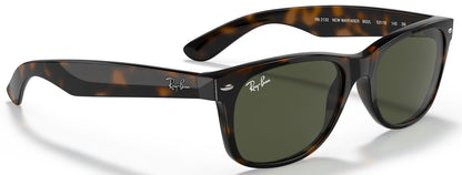 Ray-Ban 2132 New Wayfarer Tortoise G-15 Green RB2132 902L (55)