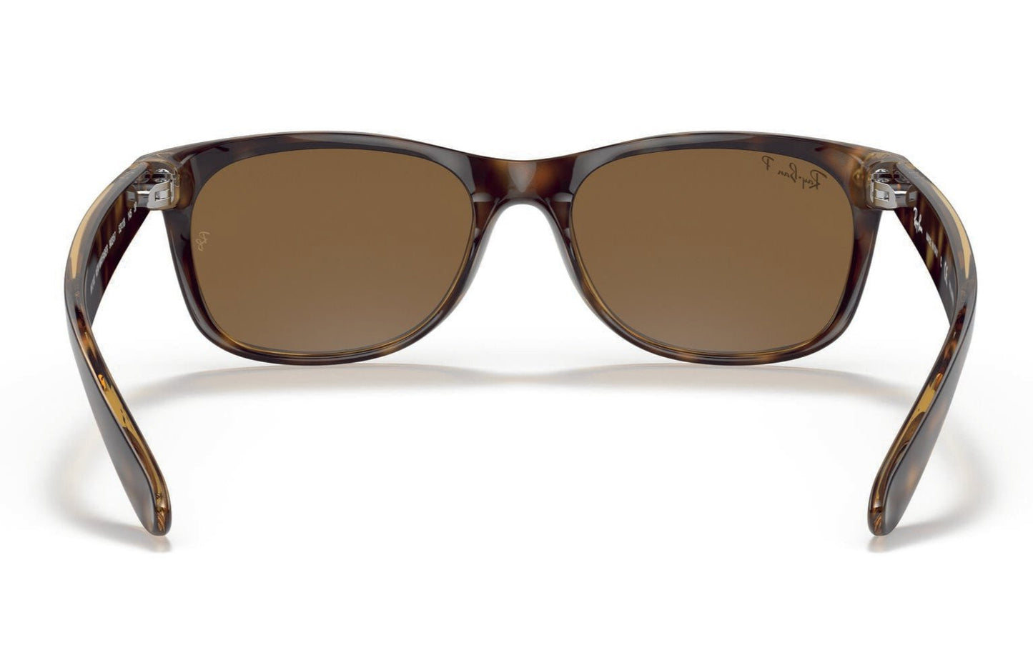 Ray-Ban New Wayfarer 2132 Polarised Shiny Tortoise B15 Brown (2132 902/57)