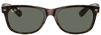 Ray-Ban 2132 New Wayfarer Polarised Tortoise Green RB2132 902/58 (55)