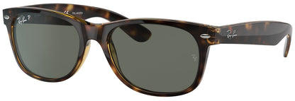 Ray-Ban 2132 New Wayfarer Polarised Tortoise Green RB2132 902/58 (55)