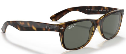 Ray-Ban 2132 New Wayfarer Polarised Tortoise Green RB2132 902/58 (55)