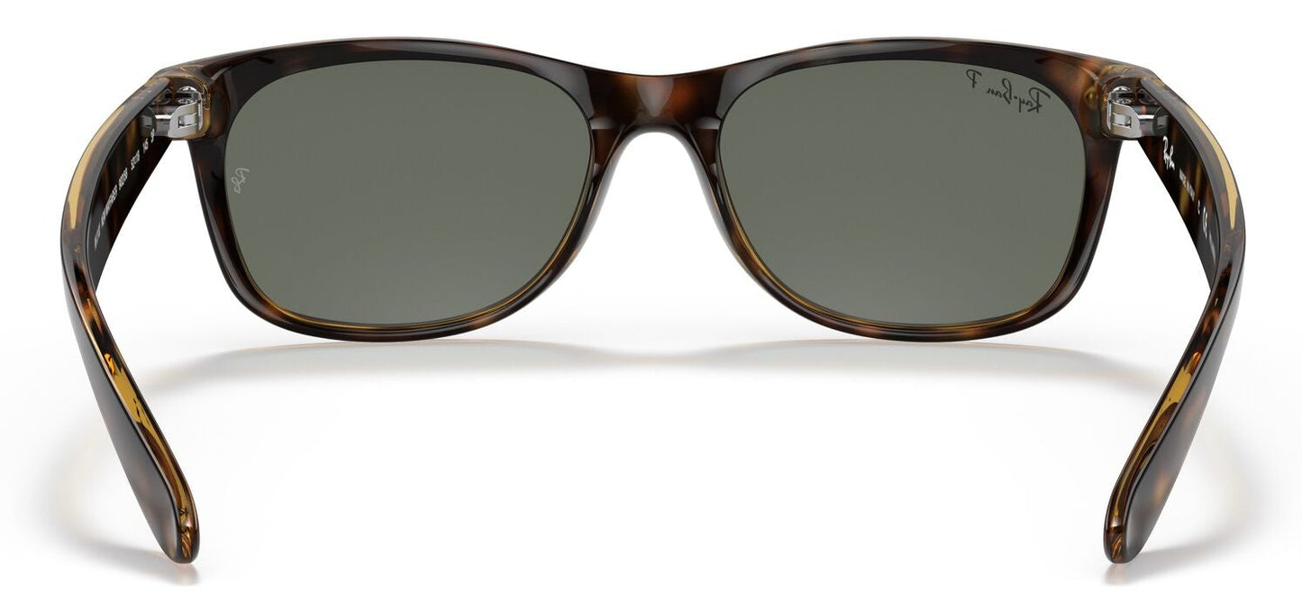 Ray-Ban 2132 New Wayfarer Polarised Tortoise Green RB2132 902/58 (55)