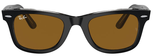 Ray-Ban 2140 Original Wayfarer Black On Transparent Brown RB2140 129433 (54)